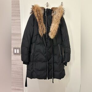 Mackage Fur Hooded Coat Size L